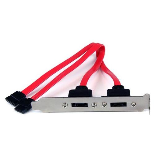 Cavetto interno Supporto Slot Piastra Sata con 2 Porte Esata ESATAPLATE2