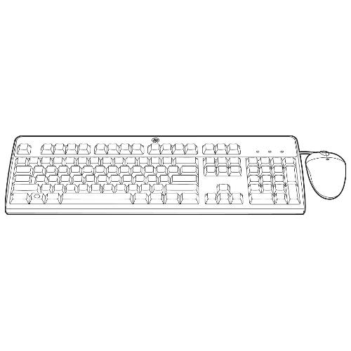 Tastiera e mouse USB IT Nero 631362 B21