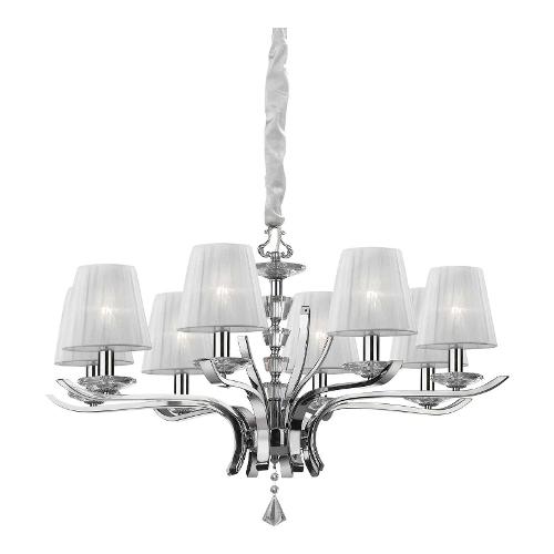 Lampadario PEGASO sp8 Bianco (76cm) 059242 8 luci - E14 - Max 224W