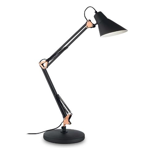 Lampada tavolo SALLY tl1 rame Nero (23x36x58cm) 061160 1 luce - E27 - Max 42W