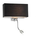 Lampada da parete HOTEL AP2 NERO