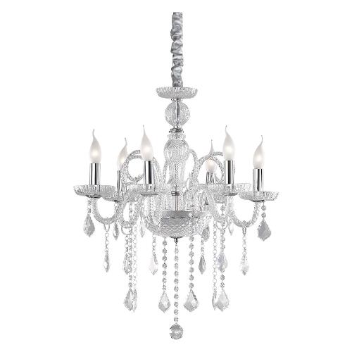 Lampadario GIUDECCA sp6 Trasparente (58cm) 027821 6 luci - E14 - Max 240W