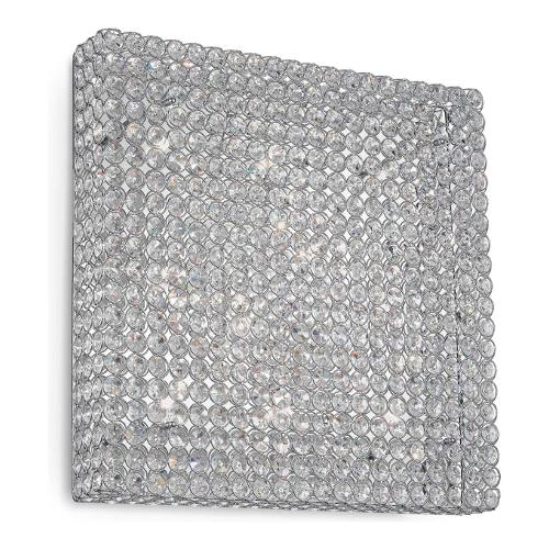 Plafoniera ADMIRAL pl10 Cromo (59,5x14,5x59,5cm) 080291 10 luci - G9 - Max 400W