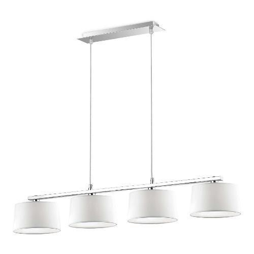 Sospensione HILTON sp4 linear Bianco (93x18x100cm) 075495 4 luci - G9 - Max 160W