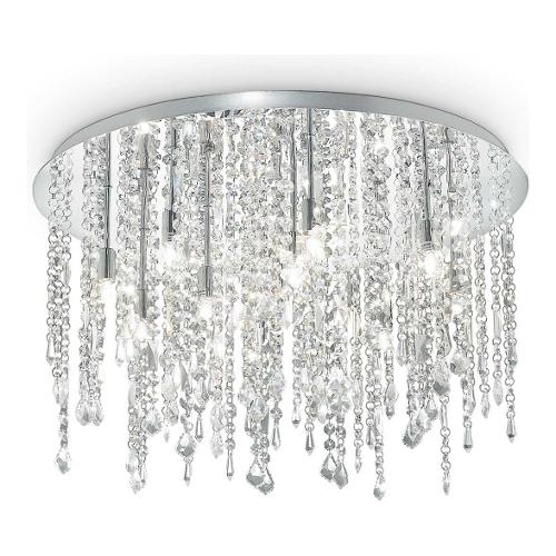 Sospensione ROYAL pl12 Cromo (60x34cm) 053004 12 luci - G9 - Max 480W