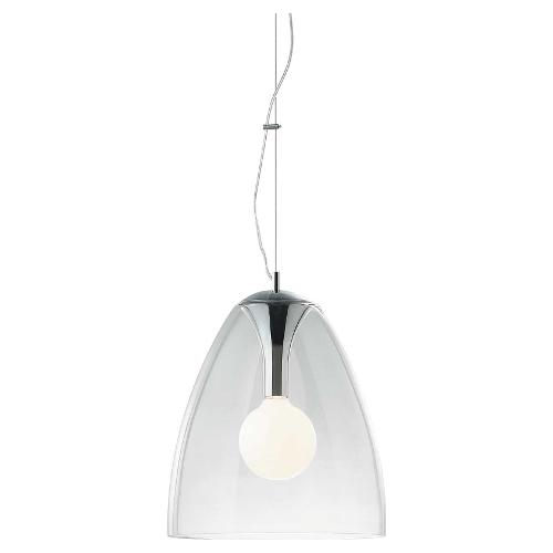 Sospensione AUDI 20 sp1 Trasparente (35x249cm) 016931 1 luce - E27 - Max 60W