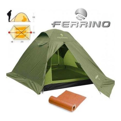 Tenda campeggio Kalahari starter kit Dome 3 posti verde 92150DDD