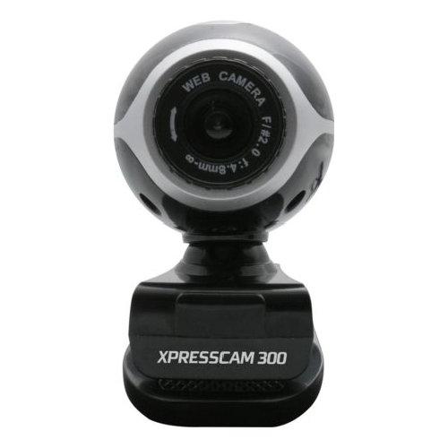 Webcam USB Type-A Black e Silver XPRESSCAM300 HD 1280x720