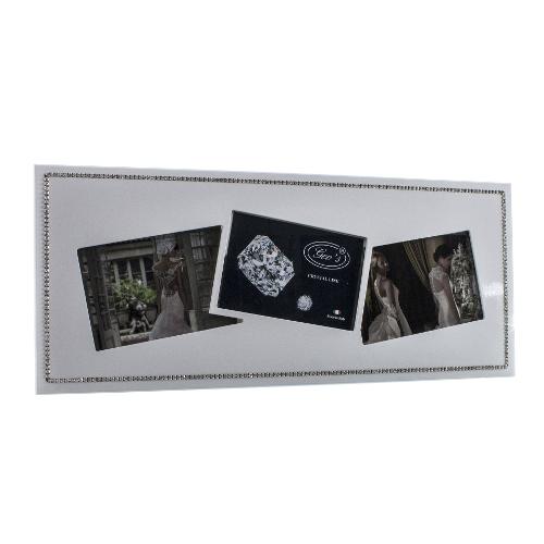 Portafoto (per 3f 10x15 cm ) Bianco 1400 5L