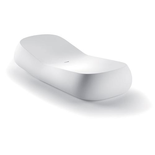 Lettino prendisole polietilene Bergamin Bianco laccato 6562 03