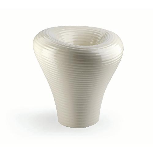 Vaso Bergamin Bianco perla laccato 73x75x73 cm 6522 d3