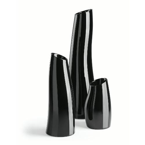 Vaso Bergamin Nero laccato d.36x95 cm 6518 07