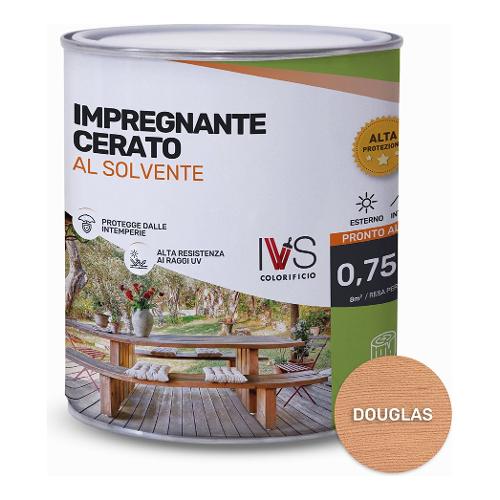 Impregnante sintetico per legno Douglas cerato barattolo 750 ml FS2499K00003VO