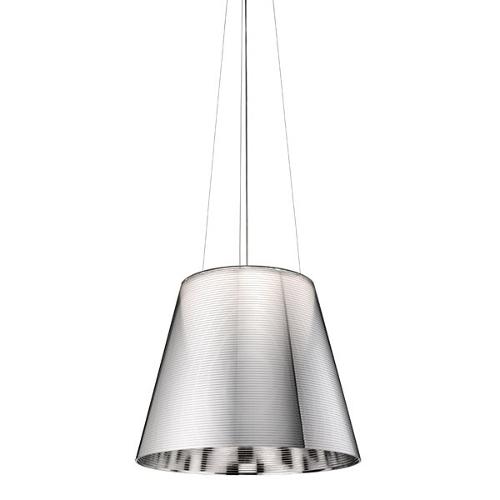 Sospensione Bergamin 3 Argento alluminato (39,5x430cm) F6257000