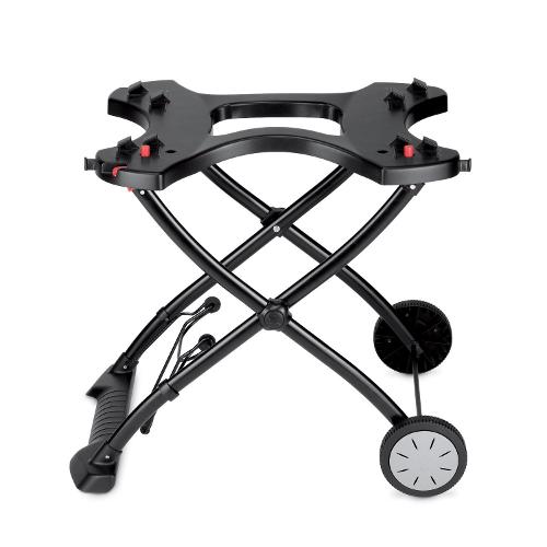 Carrello barbecue pieghevole per Q (53,5x71,6x63,5cm) acciaio Nero 6557