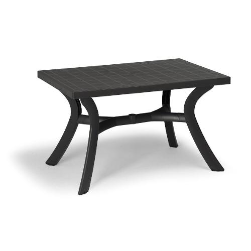 Tavolo da esterno resina TOSCANA 120 Fisso Antracite (120x80x72cm) 40121 02 000