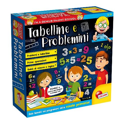 Gioco educativo Tabelline e Problemi 5-10a I'M A GENIUS 48885