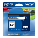 Accessorio Etichettatrice Brother Nastro TZE-231 Nero Su Bianco H.12MM