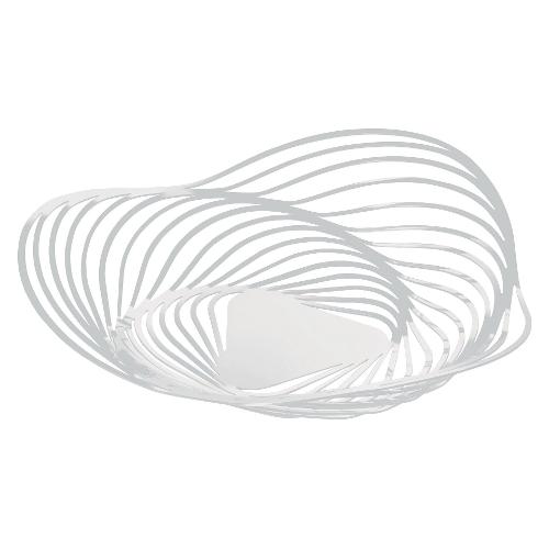 Centro tavola Inox (43cm) TRINITY Bianco ACO01W