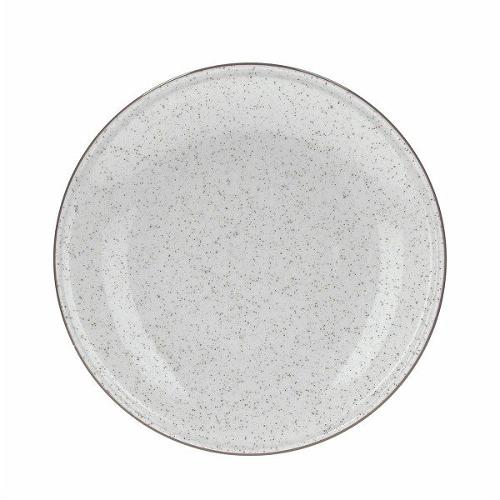 Piatto piano RQ000260878 Bianco puntinato