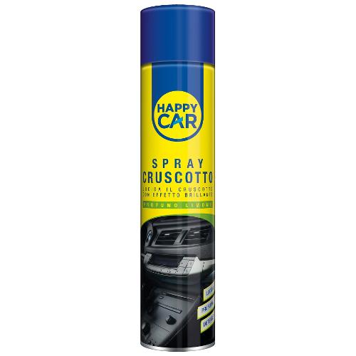 Lucida cruscotti spray lucido profumato Limone bomboletta 600 ml HAPPY CAR 0194