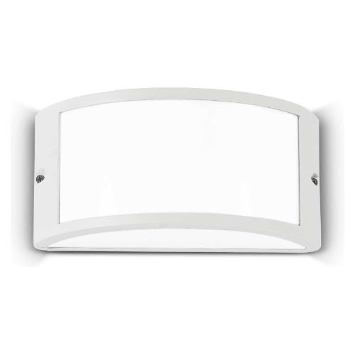 Lampada da parete REX 1 ap1 Bianco (25x13x12cm) 092393 1 luce - E27 - Max 60W