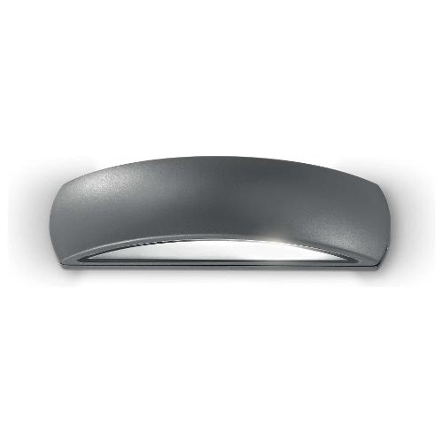 Lampada da parete GIOVE ap1 Antracite (33x10x8cm) 092188 1 luce - E27 - Max 60W