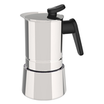 Pedrini Caffettiera 6 tazze Induction Steel 02CF038