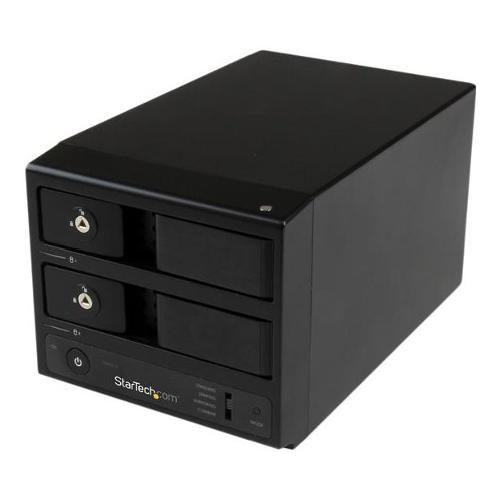Box esterno hard disk 3.5" SATA Doppio Bay con Hot Swap Black S352BU33RER