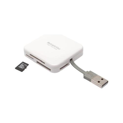 Lettore schede memoria Multischeda All in One Card Reader White AXP724