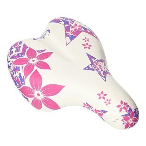 Sella bici bambini 16 e 20" Ok Go (23x15cm) MONTE GRAPPA bianco e rosa CSS1016