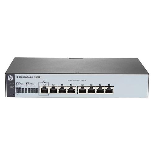 Switch di rete 8 porte OFFICECONNECT 1820 8G J9979A ABB Gigabit (1000Base-TX)