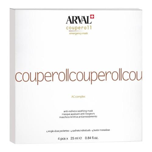 Maschera bellezza Couperoll Emergency Lenitiva Antiarrossamento 4 Pezzi X 25 ml