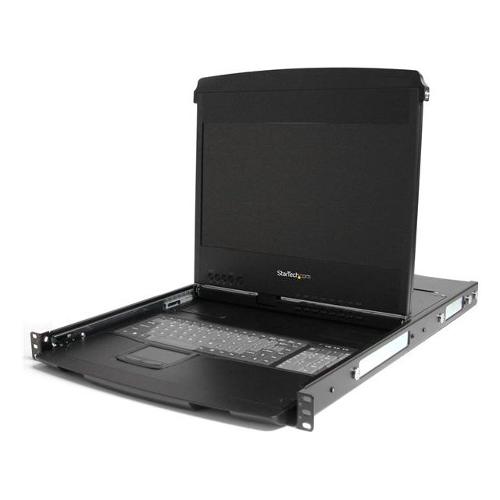 Kvm switch Console 1U per rack con binari a doppio scorrimento da 17" pollici RACKCOND1701
