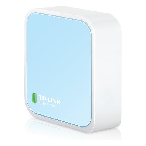 Router Client Router N300 Single Band White e Blue TL WR802N