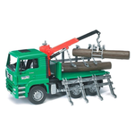 Bruder Camion Man Trasporto Tronchi 02769