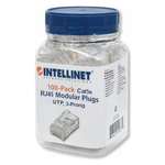 Cavetteria Networking Manhattan Confezione 100 Plug RJ45 JWP-JAR-C5R T