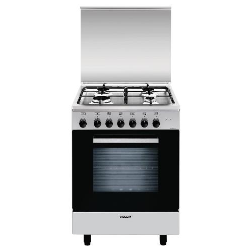 Cucina gas 4 zone ALPHA Inox classe A (2021) A664MI6 (60x60x90cm)
