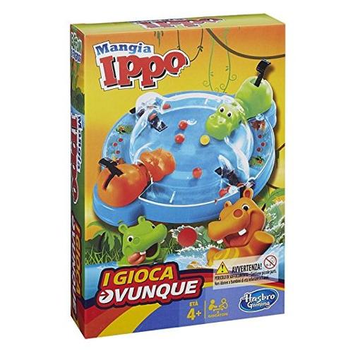 Gioco viaggio Hasbro Travel Mangia Hippo Gaming B1001103