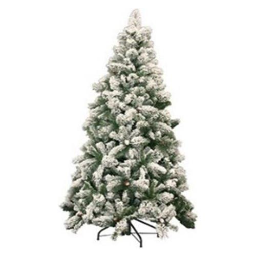 Albero Natale (120x210 cm) GERMOGLIATO Verde innevato 299 10749