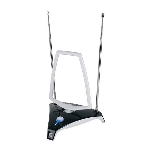 Antenna digitale terrestre Amplificata da interni Full HD Black e White SV 9360 DVB-T/T2