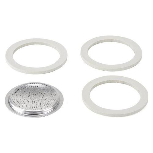Set guarnizioni e filtro caffettiera 6 Tazze 3 pz 0800010
