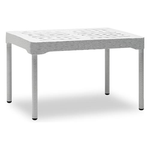 Tavolino da esterno OLLY Olly Bianco lino (74x56x44cm) 2195 11