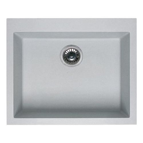 Lavello 1 vasca (58x44cm) QUADRA 110 SOTTOTOP Bianco antico Opaco LGQ11062BSO