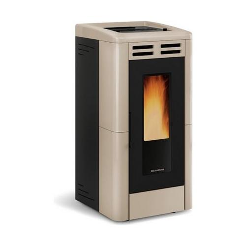 Stufa pellet 12kW ANASTASIA Plus Tortora 4 stelle Classe A+ 8008269000412