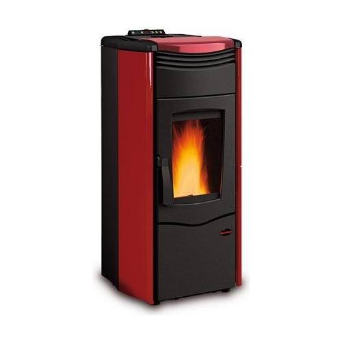 Termostufa pellet 14,2kW MELINDA Idro Steel 2.0 Bordeaux 4 stelle 1274058