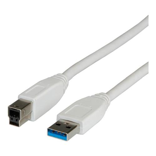 Cavo USB 3.0 White 0,8m ROS3001