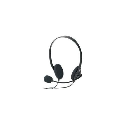 Cuffie microfono filo Stereo PC Headset Black 83022