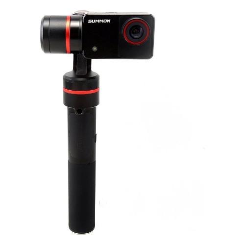 Action cam ACTIONCAM Summon + ActionCamera portatile da 16 MP stabilizzata a 3 assi - video 4K stabilizzato Black e Red