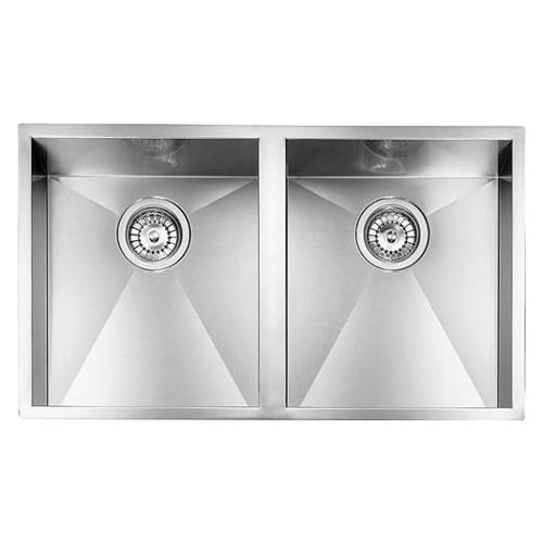 Lavello 2 vasche (77x45cm) FILOQUADRA Inox Satinato 011919XCSSP